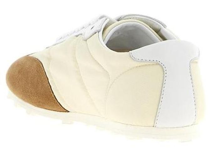 Marni Sneakers da calcio in nylon morbido Off-White Bianco - vista 6