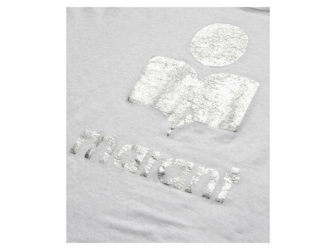 Isabel Marant Leinen Langarm-T-Shirt Weiß - Ansicht 7