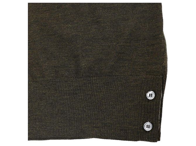 Thom Browne Diagonal gestricktes Wollarmband Grün - Ansicht 9