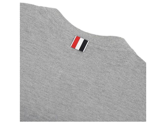 Thom Browne T-shirt a maniche corte a righe - vista 6