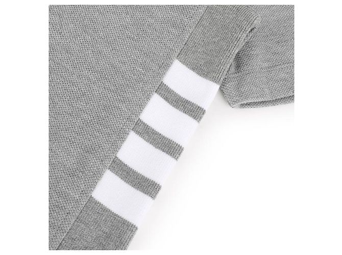 Thom Browne T-shirt a maniche corte a righe - vista 8