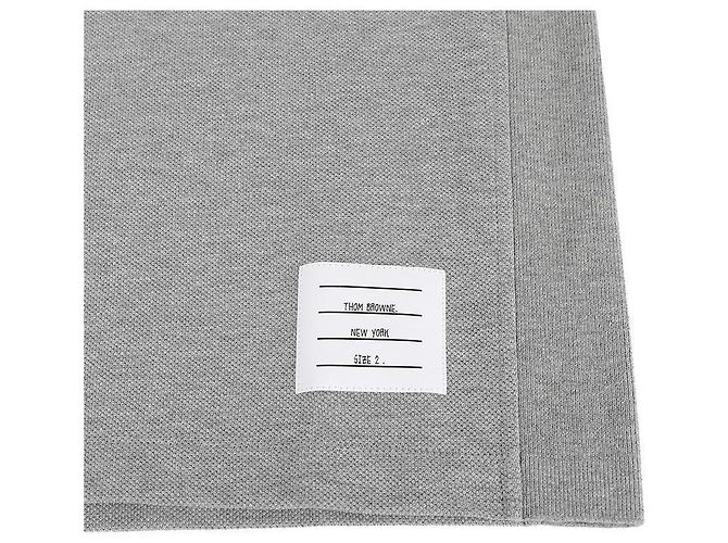 Thom Browne T-shirt a maniche corte a righe - vista 9