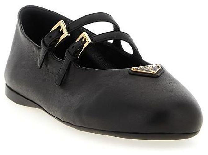 Prada Leather Ballerina Shoes - view 5