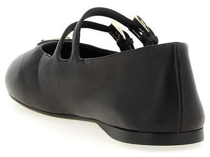 Prada Leather Ballerina Shoes - view 6