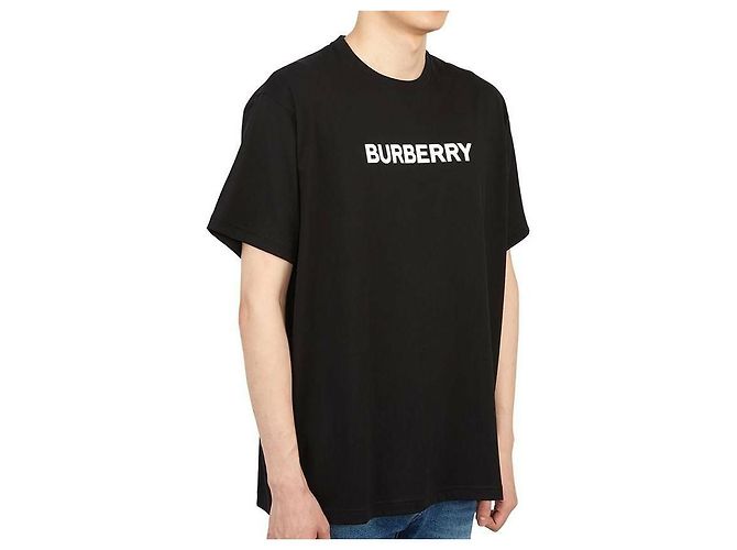 Burberry Oversized T-Shirt aus Baumwolle mit Logo-Print Schwarz - Ansicht 5