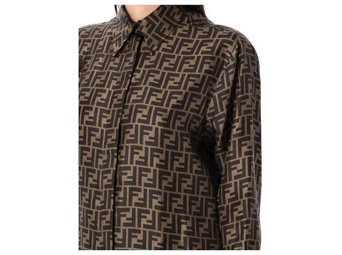 Fendi Camisa Twilly Marrom - vista 6
