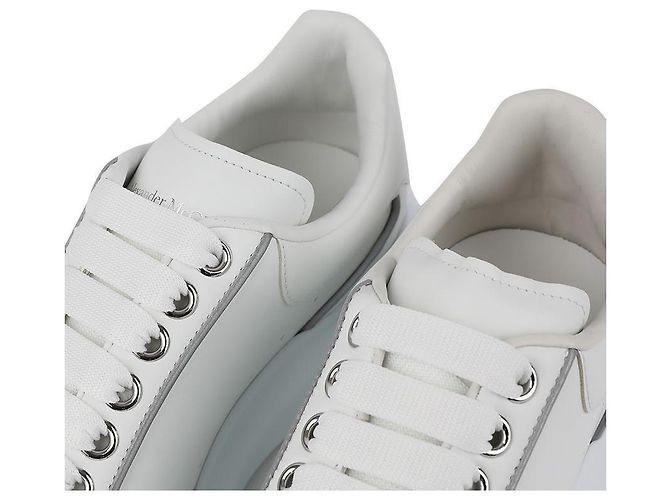 Alexander Mcqueen Sneakers Oversized Bianco - vista 9