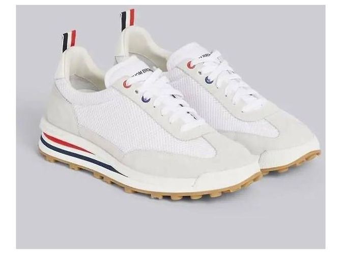 Thom Browne Suede Tech Runner Beige - view 5