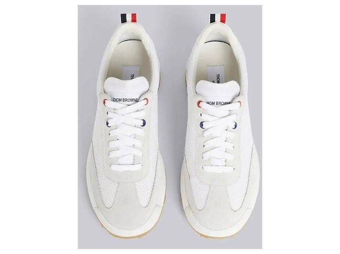 Thom Browne Suede Tech Runner Beige - view 6