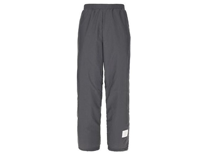 Thom Browne Pantaloni a righe da cricket in ripstop Argento - vista 4