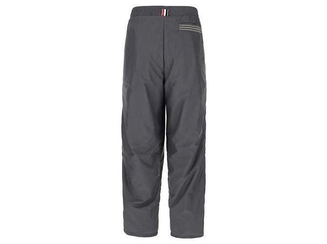 Thom Browne Pantaloni a righe da cricket in ripstop Argento - vista 5