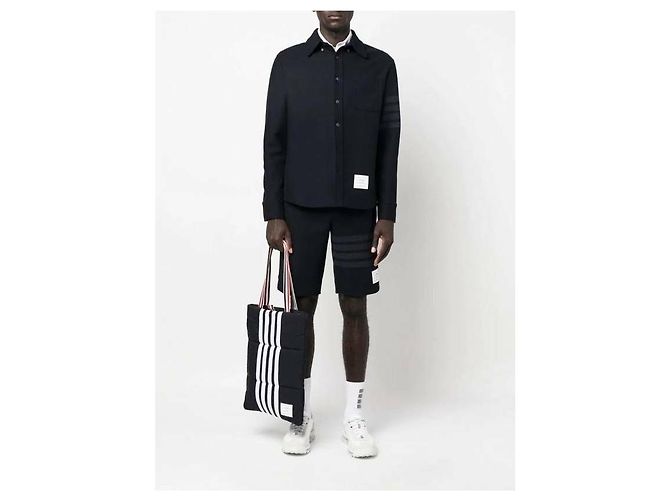 Thom Browne Chaqueta Camisa de Botón de Twill - vista 6