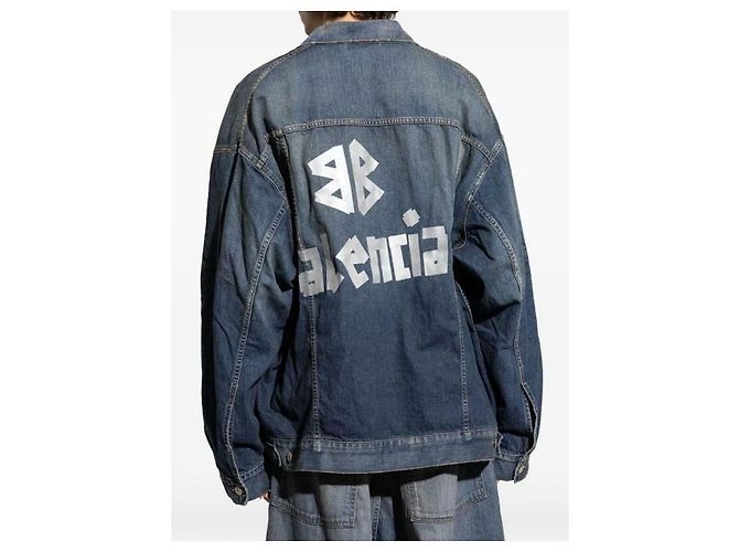 Balenciaga Oversized-Jacke aus Klebeband - Ansicht 6