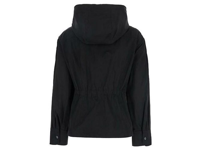 Moncler Giacca con cappuccio Nero - vista 5