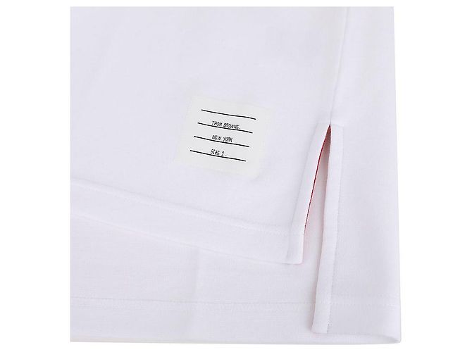Thom Browne Baumwoll Rugby Polo Weiß - Ansicht 10