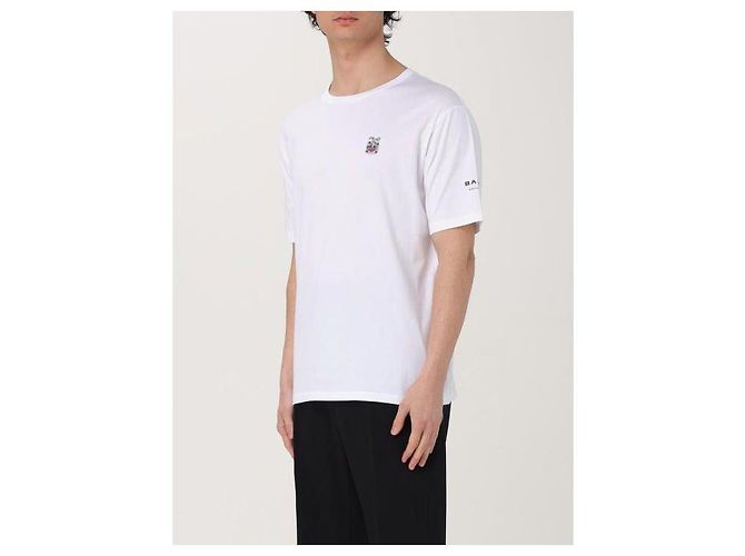 Bally Kurzarm-T-Shirt mit Wappen-Logo Weiß - Ansicht 7