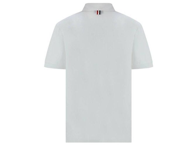 Thom Browne Polo a righe Bianco - vista 5