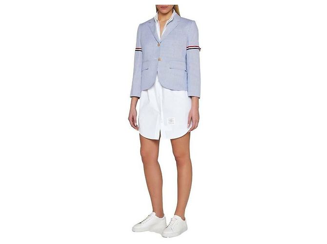 Thom Browne Giacca a righe - vista 5