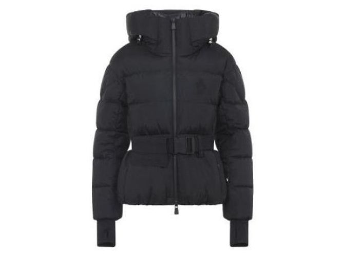 Moncler Giacca da sci imbottita con cappuccio Nero - vista 4