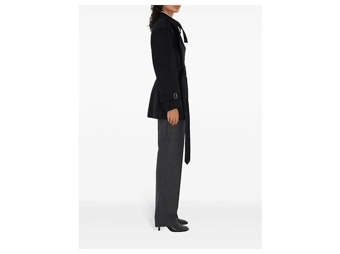 Burberry Gabardine Trench Coat Jacket - view 6
