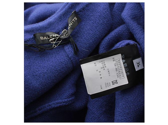Balenciaga Vestido de punto azul real - vista 3