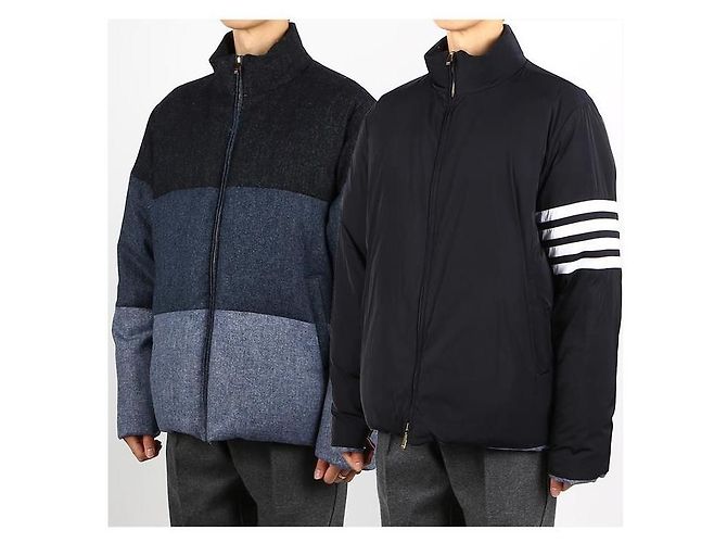 Thom Browne Diagonal Reversible Down Jacket - view 10