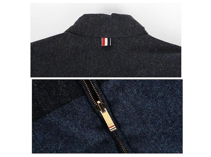 Thom Browne Diagonal Reversible Down Jacket - view 6