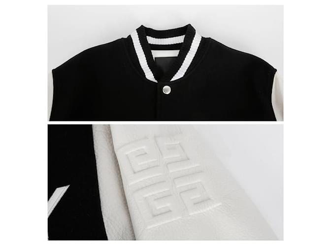 Givenchy Giacca Varsity con Logo Nero - vista 13