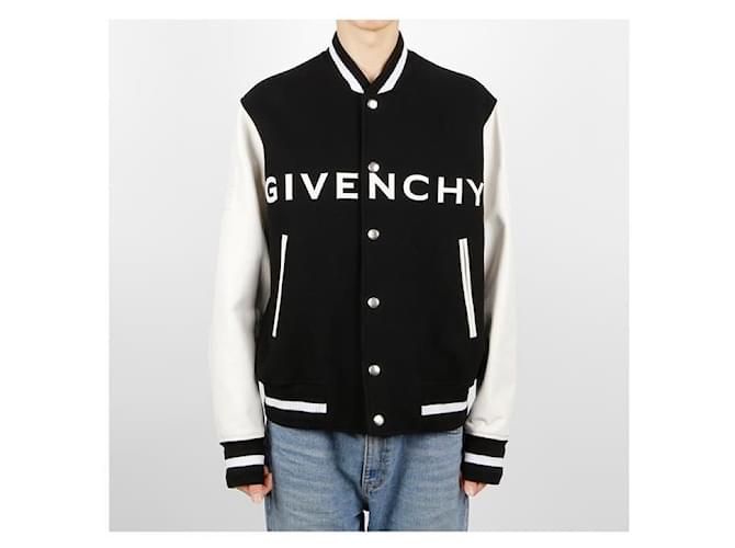 Givenchy Giacca Varsity con Logo Nero - vista 2