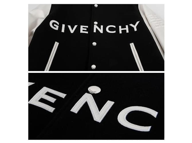 Givenchy Giacca Varsity con Logo Nero - vista 6