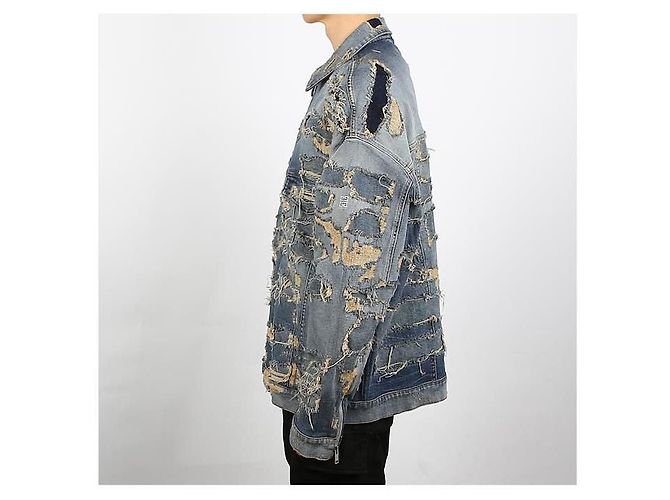 Givenchy Oversized Denim Bomberjacke Hellblau - Ansicht 3
