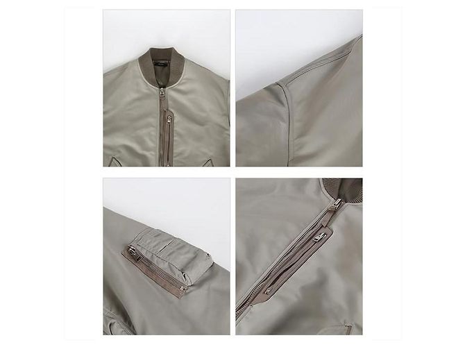 Tom Ford Giacca Bomber Marrone - vista 4