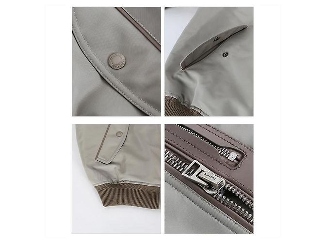 Tom Ford Giacca Bomber Marrone - vista 5
