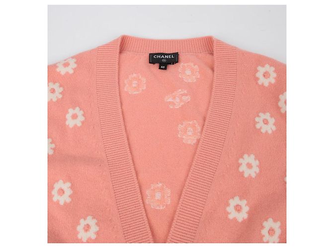 Chanel Cárdigan Daisy Talla Rosa - vista 3