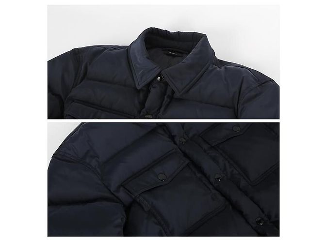 Tom Ford Puff Ottomano Techno Blu - vista 5