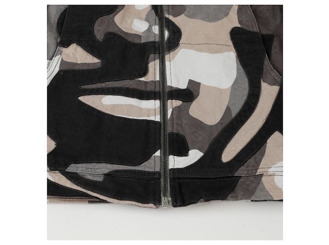 Louis Vuitton Patchwork-Porträt-Denimjacke Größe Mehrfarben - Ansicht 6