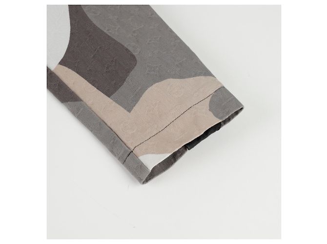 Louis Vuitton Patchwork-Porträt-Denimjacke Größe Mehrfarben - Ansicht 9