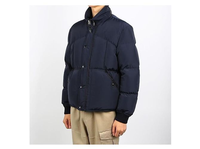 Tom Ford Quilted Down Jacket Blue - view 10