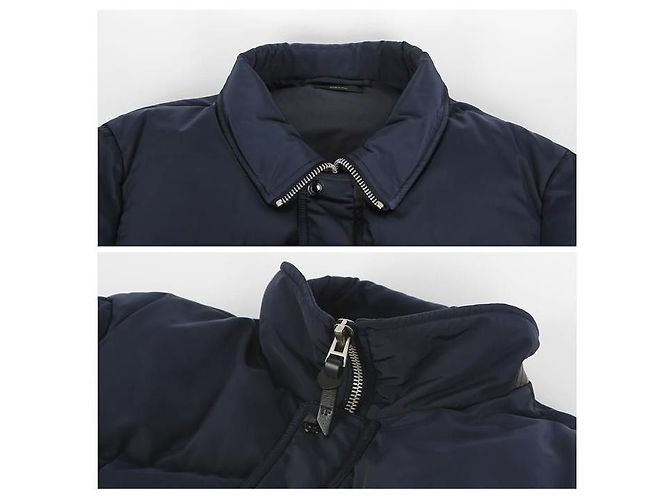 Tom Ford Quilted Down Jacket Blue - view 5