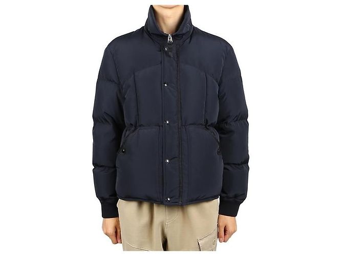 Tom Ford Quilted Down Jacket Blue - view 9