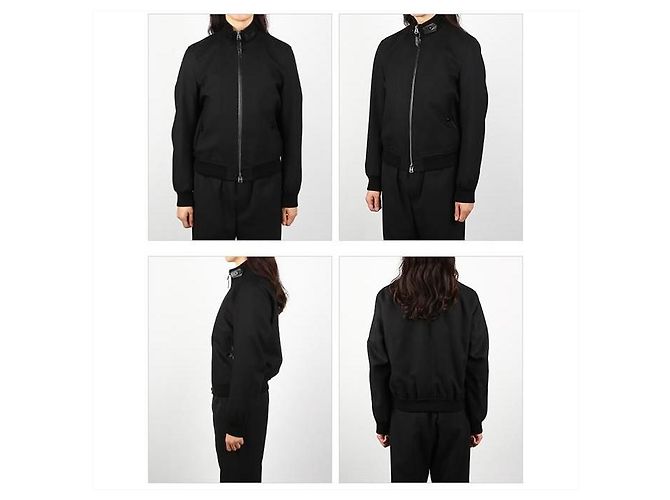 Tom Ford Mohair Hop Color Bomber Schwarz - Ansicht 2