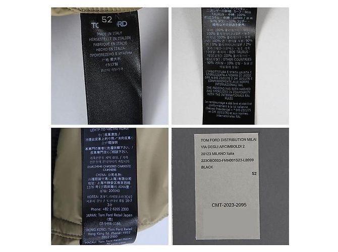 Tom Ford Quilted Down Jacket Black - view 16