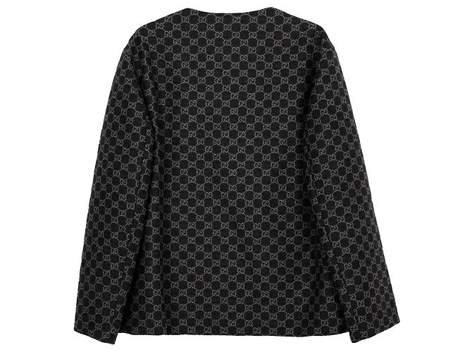 Gucci GG Pattern Jacket Brown - view 2