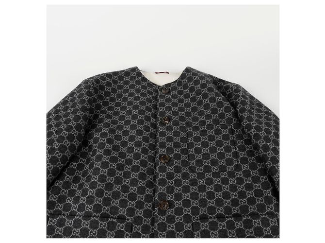 Gucci GG Pattern Jacket Brown - view 4