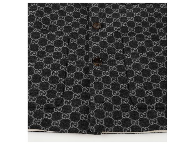 Gucci GG Pattern Jacket Brown - view 7