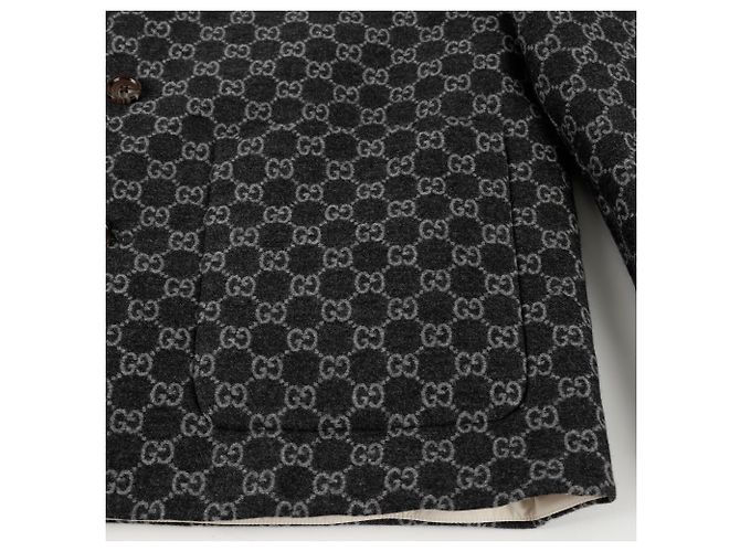 Gucci GG Pattern Jacket Brown - view 8