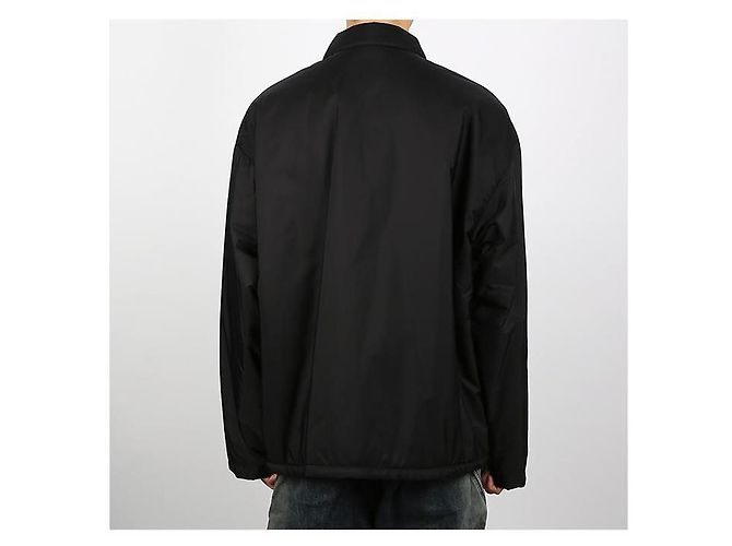 Prada Giacca imbottita con logo Rynylon Nero - vista 12