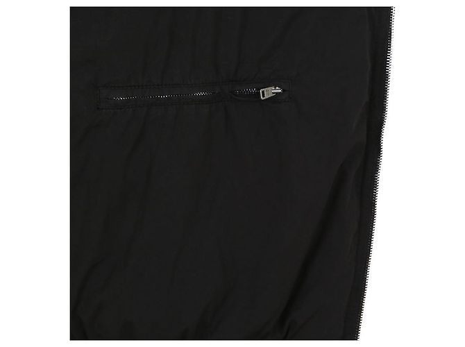 Prada Medium Weight Cotton Down Jacket Black - view 9