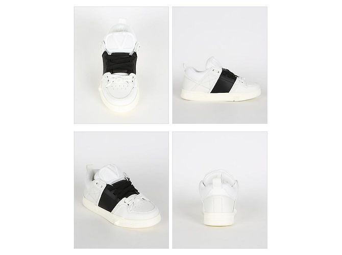 Valentino Sneakers da Skate Aperte YPB Bianco - vista 2