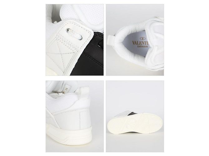 Valentino Sneakers da Skate Aperte YPB Bianco - vista 4